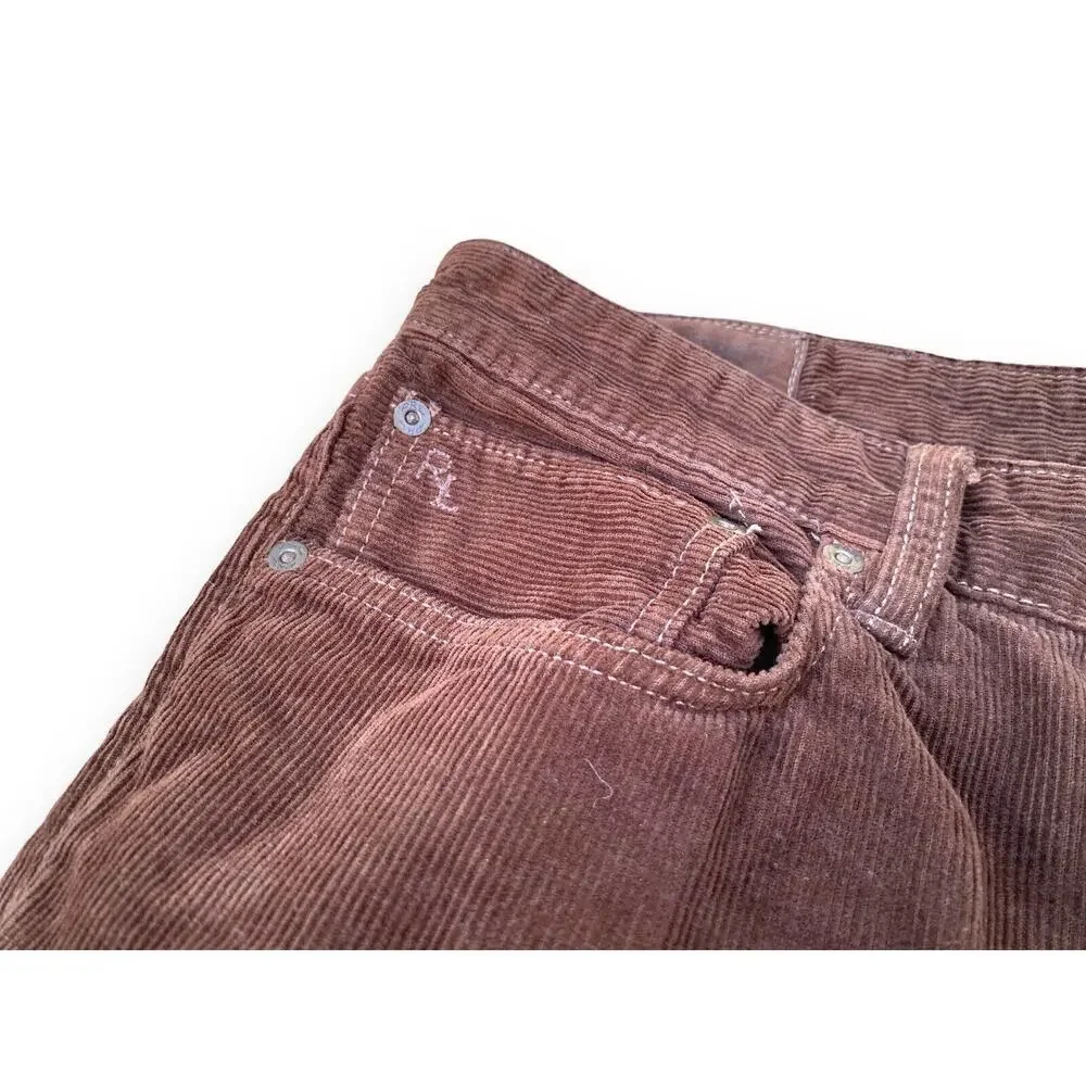 Vintage Polo Ralph Lauren‎ Brown Corduroy Pants 650 Men’s Size 38/30